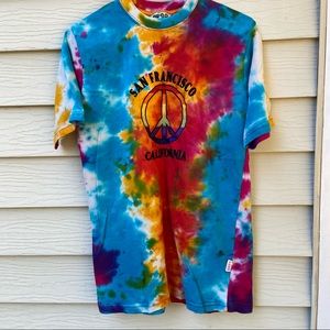 ❌SOLD❌  Super Fresh Tie Dye San Francisco California ☮️ Shirt!